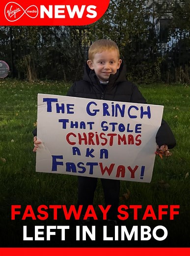 Fastway Ireland staff say they’ve been left in limbo following the courier’s sudden closure, which has left them without wages and without social welfare entitlements for the next month. Employees and contractors gathered for a sunrise protest in Baldonnell, Dublin, less than a week after its parent company announced it would enter receivership. More on #VMNews | Virgin Media News