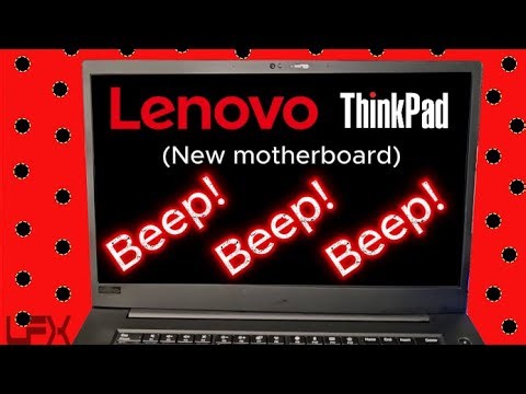 Lenovo ThinkPad Beeping Error - How to Update Serial Number Machine Type UUID and Product Name DMI