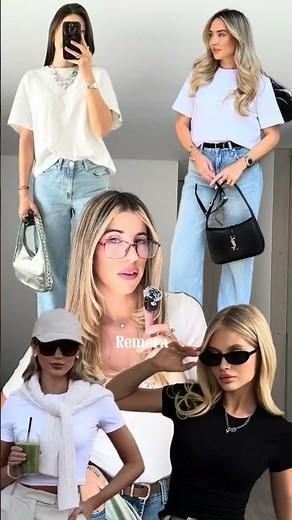 🦋Cómo crear MUCHOS outfits con una sola prenda | Remeras básicas (Capítulo 1) 🦋