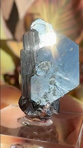 Hematite on Rutile – Novo Horizonte, Bahia, Brazil #shorts #gems #crystals #minerals #love #beauty