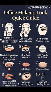 “Clean. Confident. Corporate-Ready.Your quickest Office Makeup Look!”@360feedback