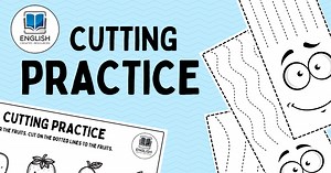Cutting Practice Book - English Created Resources