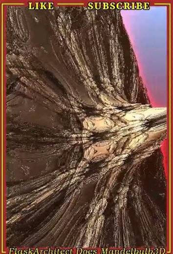 Mandelbulb3D Zoom by FlaskArchitect #mandbelbulb3d #flaskarchitect #fractal
