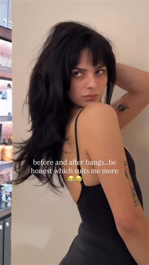 ryan bailey potter 🪽 on Instagram: "no regrets yet… the bangs might be here to stay 🧐 @allenthomaswood @bumbleandbumble"