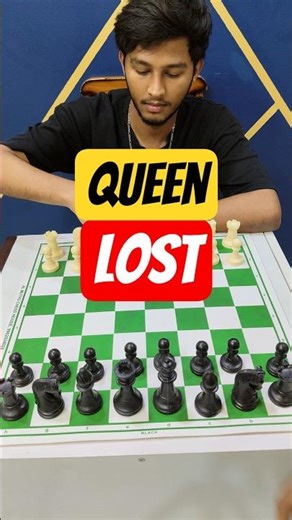 Win QUEEN in 9 Moves |#youtubeshorts #chess #shorts #viral #trending #games #chessstrategy #foryou