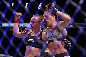 731K views · 7.9K reactions | A primeira defesa de cinturão da campeã Thug Rose foi contra a ex-campeã Joanna Jedrzejczyk. Ela colocará o título em jogo no #UFC237, neste sábado (11) contra a brasileira Jéssica Andrade. O evento é AO VIVO e EXCLUSIVO no Combate. Assine o Combate Play ➡️ https://assinecombate.globo.com/ | UFC | Facebook