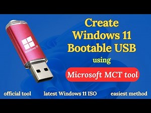 How to Create Windows 11 Bootable USB Drive - 2025 - Official Method - (Step by Step)