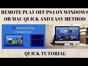 How To: Remote Play PS4 on PC or Mac (Update 3.50!) Remote Play Ps4