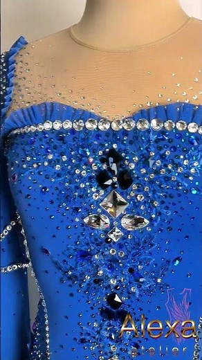 Dress for figure skating from Alexa Atelier