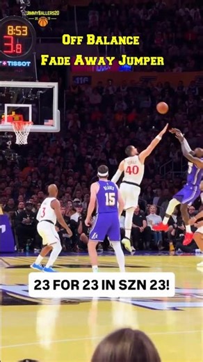 Can You Do This Off-Balance Fade Away Basketball Shot?