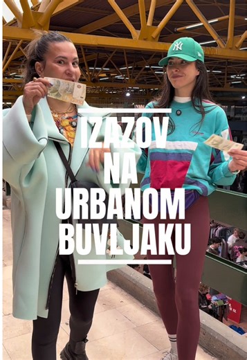 2.000din BUDGET CHALLENGE @Jelena i ja smo malo harale po Urbanom buvljaku i mnoogo smo se zabavile 😂 Cilj - da jedna drugoj kupimo nešto za 2 soma smeh, haos i neplanirane odluke 😂 Šta mislite, da li smo se pogodile? Koja je bolje izabrala? #thriftchallenge #secondhandstyle #backonrack #secondhandbazar