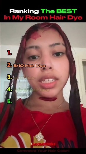 Ranking The BEST In My Room Hair Dye! 😍😱