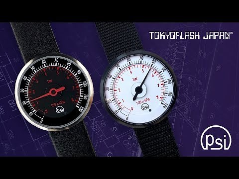 PSI | Pressure Gauge One-Hand Watch | Tokyoflash Japan