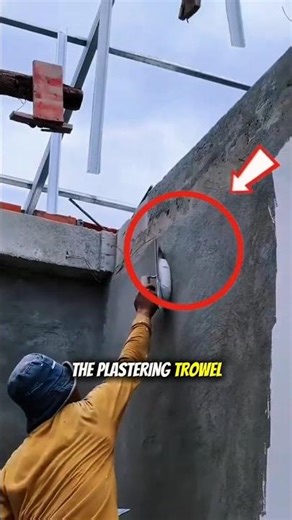 "Perfect Wall Finishing with Plastering Trowel | Smooth Cement Rendering Technique Like a Pro"