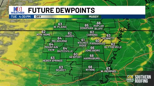 Drier air is moving in on the heals of some gusty winds! This dry air will lead to some cooler mornings. Update here. | Ryan Vaughan