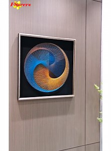 426K views · 10K reactions | The idea of ​​using umbrella strings to make beautiful home decoration paintings | Flowers | Facebook