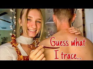 ASMR PURE TINGLES •tracing & scratching•guess these tracings🍂(FALL)