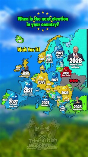 When is your country's next election? 🇪🇺😳 #mapping #geography #history #europe #ukraine #nicaragua