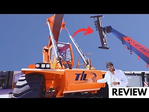 World’s First Rough Terrain Empty Container Handler 🔥 | TIL Limited RT-RST 8 | EXCON 2025
