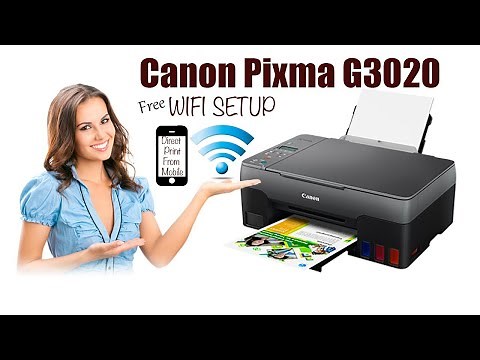 Canon Pixma G3020 Printer Wifi Setup