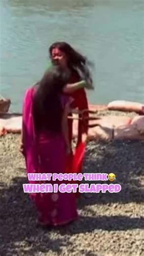 Bhavini Purohit Dave on Instagram: "People always were happy when Radha got slapped 😂😂 Trending and how 😂😂"