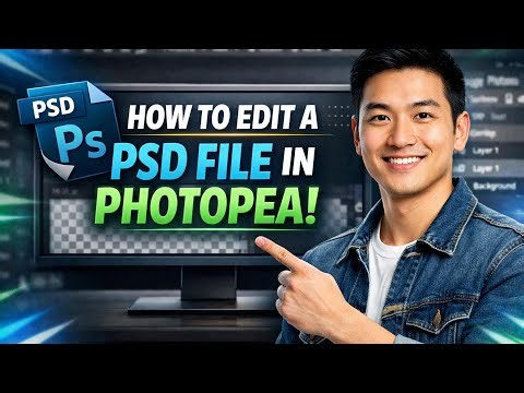 How to EDIT a PSD FILE in Photopea (Step by Step)