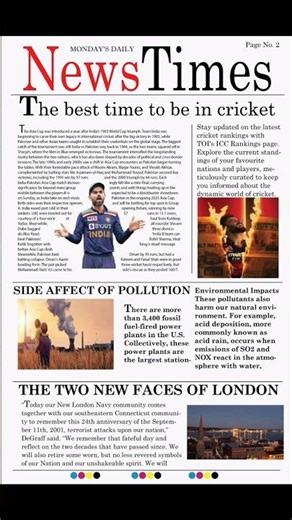 newspaper paper layout and magazine cover #shorts