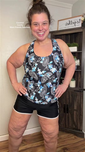 This is a swimsuit you will live in this summer Mommas! #springstatements #momswimsuits #tankinisummer #momtok