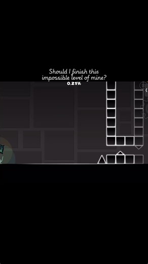 Mastering an Impossible Level in Geometry Dash