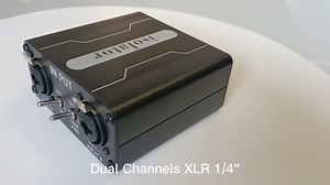 XLR Ground Loop Isolator Hum Eliminator for Home Stereo System/Speaker/Car Audio/Car Kit/Audio Player (Eliminate The Buzzing Noise) (XLR-Dual Channel Stereo)