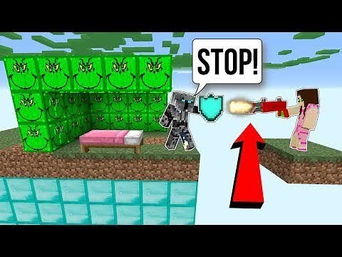 PopularMMOs Pat and Jen Minecraft: *SURPRISE* GRINCH LUCKY BLOCK BEDWARS! - Modded Mini-Game