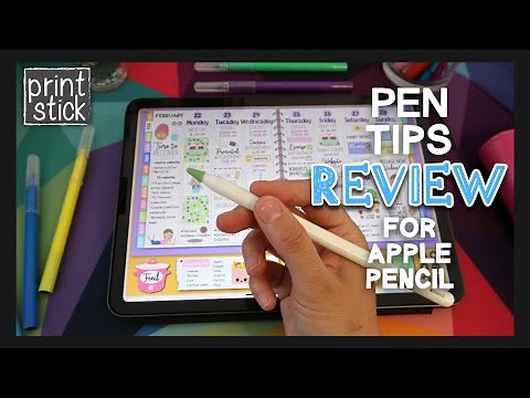 PEN TIPS for the Apple Pencil on iPad | Test & Review