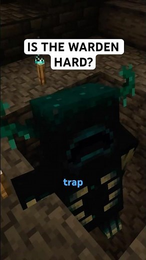 HOW TO DEFEAT THE WARDEN #shorts #minecraft