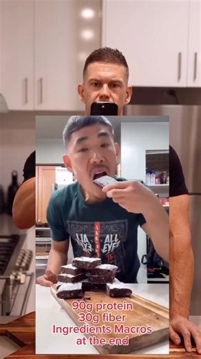 Matt West | ONLINE FITNESS COACH on Instagram: "F*ck or Suck Black Bean Brownies 🍫🫘 @chef_alleyezonje made me re-share this. Just kidding, these black bean brownies go hard so they deserve another show! The recipe 👇 ✅ 1 can black beans drained and rinsed well (400g can, about 240g drained, 8.5oz) ✅ 2 large eggs ✅ 2 bananas (200g, 7oz) ✅ 60g pure maple syrup (3 tbsp, 2oz) ✅ 15g Cocoa Powder (0.53oz) ✅ 60g chocolate protein powder (2 scoops, 2oz) I used @macr0mike Cocopops flavour ✅ 5g baking p
