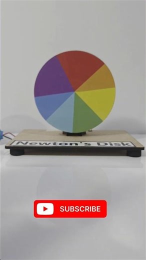 .The Newton disc is a classic physics experiment #experiment #asmr #science #youtubeshorts #viral
