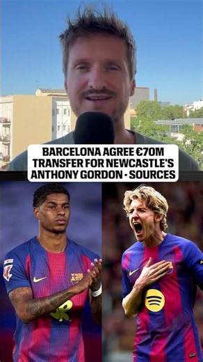 With Barca set to sign Gordon, where does that leave Rashford this summer?