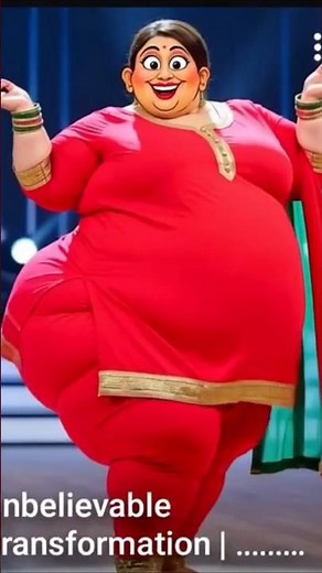 मोटी भैस गिरी धड़ाम 😜 कमर है या कमरा 😜 । achha cartoon video #Shorts #dance #cartoon । Woo Hoo TV