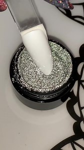 11K views · 100 reactions | French Nail Tips With Glitter Spider Gel  https://emmanailstore.us/product/glitter-spider-gel/ | Emma Manicure & Pedicure | Facebook