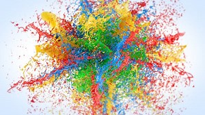 Videohive Exploding Paints Logo Reveal - 20751062 AEdownload.com