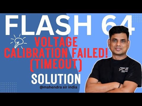 VOLTAGE CALIBRATION FAILED ‼️ SOLUTION WITH FLASH 64 💯 New Setup Update 🈵