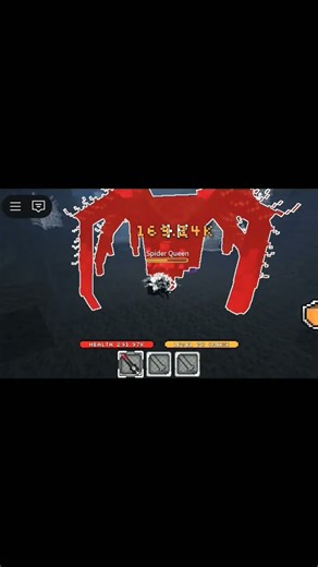 beating spider queen in blox loot (low views)