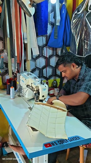 Car Seat Cover joint stitching tutorial fast stitching #shortvideo #viralshort #ussewtips