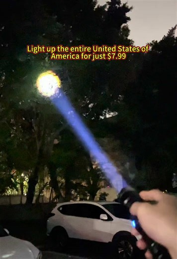 Affordable LED Flashlight with 3 Modes and Battery Indicator