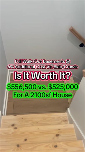 If you’re wondering whether the walk-out basement is worth it… here’s your answer. 🥳 @superiorwalls #homebuilder #buildingtips #homedesign #basement #buildingahouse | Mason Contracting Co. LLC
