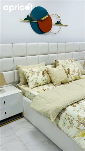 Apricot Comforter set | New Arrival Duvet Set | Best Comforter Set | King Size Retro Scales Design