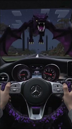 Minecraft Ender Steering Wheel — Will It Grind or Steer? (POV)