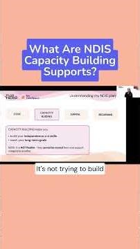 NDIS Capacity Buidling Support Explained #ndis #ndisaustralia