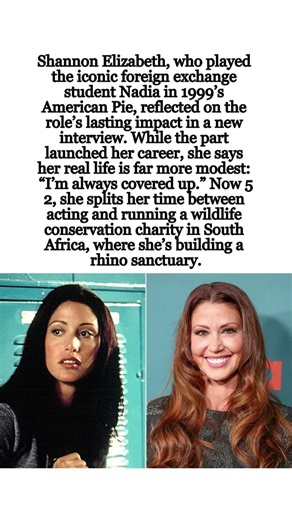 Shannon Elizabeth on 'American Pie' Legacy: “I’m Just Not the Girl That Likes to Be Naked” #shorts