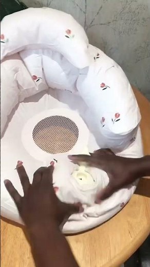 How to set up inflatable baby chair