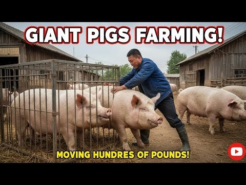 Watch How We Load Pigs for a Long Journey to the Market